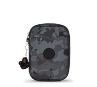 Kipling Women's 100 Pens Printed Case, Organize Accessories, Art Supplies, Makeup, Travel Organizer, Camo Fog, 8.25''L x 6''H x 2''D, 100 Pens