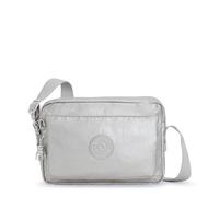 Kipling Abanu Medium Metallic Crossbody Bag, Bright Metallic, 9.5"L x 6.75"H x 3.5"D