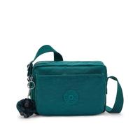 Kipling Women's Abanu, Tailored Green, 3.5''L x 6.75''H x 9.5''D, Kipling Women's Abanu M Crossbody Bag
