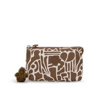 Kipling Women's Creativity Large Pouch, Versatile Cosmetics Kit, Lightweight Travel Organizer, Cocktail Khaki, 7.25"L x 4.25"H x 1.5"D