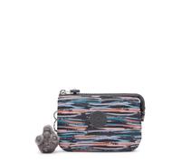 Kipling Creativity S Pouch, Lightweight Small Organizer Case with Zip Closure & Multiple Compartments, Compact Everyday Travel Accessories Bag - Mineral Stripes