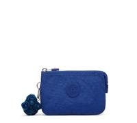 Kipling Creativity S Pouch, Lightweight Small Organizer Case with Zip Closure & Multiple Compartments, Compact Everyday Travel Accessories Bag - Blazing Blue