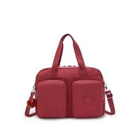 Kipling Women's Defea XL Tote Bag, Funky Red, 17.25''L x 12.5''H x 8.25''D