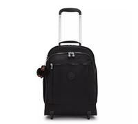 Kipling Women's Gaze Large Rolling Backpack, True Black, 8.25" L x 17.25" H x 12.25" D