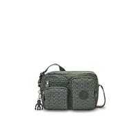 Kipling Women's Green Medium Albena Signature Green Emb Sling Handbag
