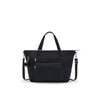 Kipling Women's Isaac Tote Bag, Black Tonal, 17.25''L x 15''H x 8''D
