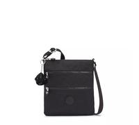 Kipling Women's Keiko Crossbody Mini Bag, Black Noir, 8" L x 9" H x 1.25" D