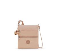 Kipling Women's Keiko Crossbody Mini Bag, Lightweight Adjustable Purse, Durable Shoulder Sling, Light Clay Sand, 8.25''L x 9''H x 0.75''D