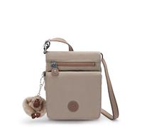 Kipling Women's New Eldorado Crossbody Bag, Dusty Taupe, 0.75''L x 7.75''H x 6''D