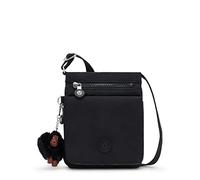 Kipling Women's New Eldorado Minibag, Lightweight Crossbody, Nylon Travel Bag, Black Tonal, 6''L x 7.75''H x 0.75''D