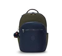 Kipling Women's Seoul Extra Large 17" Laptop Backpack, Durable, Roomy with Padded Shoulder Straps, Seaweed Green CBM, L