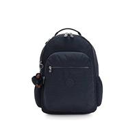 Kipling Women's Seoul L Solid Laptop Backpack, True Blue T2, 12.75" L x 17.25" H x 9" D