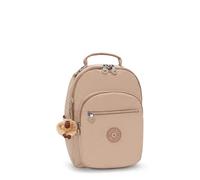 Kipling Women's Seoul S Backpack, Light Clay Sand, 10.5''L x 13.75''H x 6.75''D