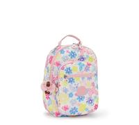 Kipling Women's Seoul Small Bts Tablet Backpack, Durable, Padded Shoulder Straps with Tablet Sleeve, Flower Stamp, 10''L x 13.75''H x 6.25''D, Kipling Women's Seoul S Bts Backpack