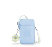 Kipling Women's Tally Minibag, Lightweight Crossbody Mini Bag, Nylon Phone Bag, Clear Sky Met, 4.4''L x 6.9''H x 1''D, Kipling Women's Tally Crossbody Bag
