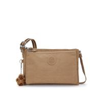 Kipling Womens Women's Mikaela Bag, Super Light, Adjustable Strap, Nylon Printed Crossbody Bag, Early Tan, 9.25''L x 6''H x 1.5''D, Mikaela