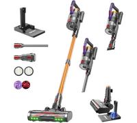KIPMAX Cordless Vacuum Cleaner with Charging Station,70Min 50KPa 550W Stick Vacuum Cleaner for Home, Aromatherapy Anti-Tangle Self-Standing Lightweight Handheld Vacuum for Pet Hair/Carpet/Floor X20Pro