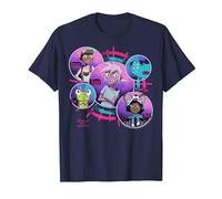 KIPO and The Age of Wonderbeasts Group Shot Circles T-Shirt, Men, Navy Blue, X-Large
