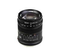 Kipon Iberit 24 mm f/2.4 lens, compatible with Sony E-mount, camera lens for mirrorless system cameras, full-frame and APS-C sensors, fast aperture, the perfect camera accessory