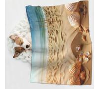 KIPOSTYZTT 1 Pcs Waterproof Pet Blanket, Happy Penguin Print Blanket For Bed Couch Protector, Reversible Washable Plush Dog Faux Fur Throw For Puppy