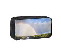 KIPOSTYZTT Cute Large Capacity Pencil Case, Niagara Falls Print Pencil Pouch with Smooth Zipper, Portable Stationery Pen Case Desk Organizer for School, Office, College & Travel