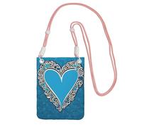 KIPOSTYZTT I Love Gymnastics Phone Pouch Protects,Universal Mobile Phone Case,Shock Phone Sock With Neck Lanyards Straps,Mobile Sleeve Bag For Hiking Travelling Pink