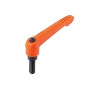 Kipp - Control Parts Ã Standard Elements 2082X30.20 K0269 Clamping Lever, Orange