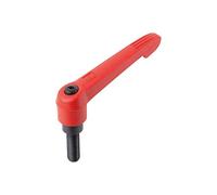 Kipp - Control Parts Ã Standard Elements 20884X50.20 K0269 Clamping Lever, Red