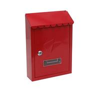 kippen 10005BR Mail Box Model Iron, Color Red, Size: 300x210x70mm