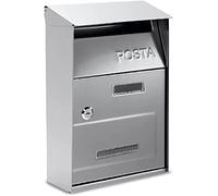 kippen 10005HS Mail Box, Silver, 320 x 220 x 100 mm