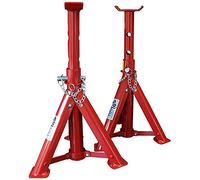 kippen 1167A 1167A1 Pair of Car Stands with Max Load 2000 kg, Rosso