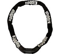 kippen 2013X Chain with 5 Digits Combination Padlock. Length 100 cm. Ideal for Bikes, Skateboards, Scooters, Gates, Tool Boxes, Black
