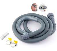 kippen 5803X Tubo di Scarico Universale per Lavatrice e Lavastoviglie da 200 cm. Universal Drain Hose for Washing Machine and Dishwasher