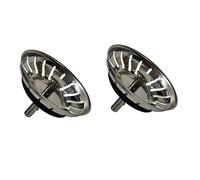 Kippen 5805 - 2 Piece Stainless Steel Kitchen Sink Strainer Plug Kit, Diameter 78 mm