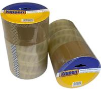 kippen 9004KS - 2 Packs of 3 Rolls of Ultra Strong Packaging Tape, Size: 48 mm x 40 m