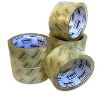 kippen 9004T1 - Pack of 6 Rolls of Transparent Adhesive Tape for Packaging. Size: 50 m x 48 mm.