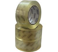 kippen 9004TX - Pack of 3 Rolls of Transparent Adhesive Tape for Packaging. Size: 132 m x 50 mm.