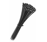 Kippen 9015EK Pack of 50 Black Cable Ties 300x4.8 mm