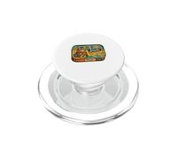 Kipper Snack Tin Tabby Cat in Babushka PopSockets PopGrip for MagSafe