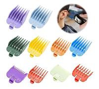 KIPTVO 10PCS Professional Hair Clipper Guards Combs, Replacement Spares Haircut Accesorries Set, Hair Clipper Guide Attachment Combs, Haircut Guard Set Accessories for Boys, Girls, Kids