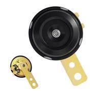 KIPTVO 12V Universal Motorcycle Horn, 105dB Loud Waterproof Horn for Motorcycles, Scooters, ATVs & Dirt Bikes, Durable Metal Replacement Bike Horn for Vehicles