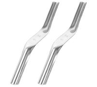 KIPTVO 2 PCS Brick Jointer Tool, Double-Ended Steel Jointers for Mortar Finishing - Professional Bricklaying Tools for Pointing and Smoothing Brick Joints, 9.84 x 0.98 Inch