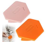 KIPTVO 2PCS Magnetic Seam Guide for Sewing Machines, Polygonal Strong Magnetic Gauge, Sewing Machine Parts Sewing Accessories, Multifunctional Polygonal Hemmer Guide with Scale(Orange, Pink)