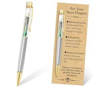 KIPTVO Crystal Pen Gift Set, Inspirational Pen with Card & Box, New Beginning Good Luck, for Nurses, Teachers, Coworkers, Friends - Congratulations Gifts for New Job, Graduation, Exam Success