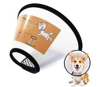 KIPTVO Dog Cone Adjustable Pet Cone Pet Recovery Collar Comfy Pet Cone Collar Protective, Pet Wound Healing Head Cone Animal Medical Surgery Recovery Neck Collar for Dogs Cats Trimming Nails