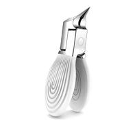 KIPTVO Ingrown Toenail Clippers for Thick Nails, 45° Angled Toenail Clipper with Wide Jaw & Non Slip Handle, Professional Nail Tools for Seniors Men Women, Precision Toe Nail Cutter with Nail Catcher