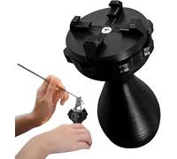 KIPTVO Painting Handle for Miniatures, Ergonomic Holder with 360° Rotation, Comfort Grip for Warhammer 40k, D&D & Model Building Figures, Black