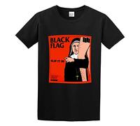 kipzzz Man's T-Shirt Black Flag Slip It in S-3XL Black Black L