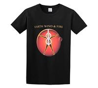 kipzzz Man's T-Shirt Earth Wind & Fire Album Art S-3XL Black Black XXL