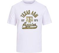 kipzzz Men's Texas A&M University Texas A&M Tamu Aggies White T-Shirt 3XL